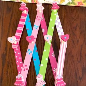 Kids coat or hat rack wood 10 peg
